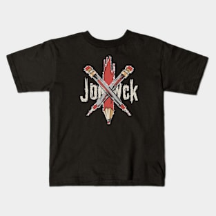 John Wick Pencil Kids T-Shirt